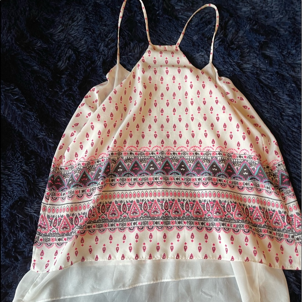 Alice blue sleeveless blouse size L